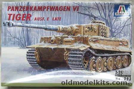Italeri 1/35 Tiger Ausf. E Late Panzerkampfwagen VI, 293 plastic model kit